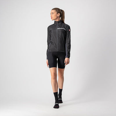 CASTELLI Damen Squadra Stretch W Jacket Jacket (1er Pack) S Hell schwarz/dunkelgrau, S Hell schwarz/