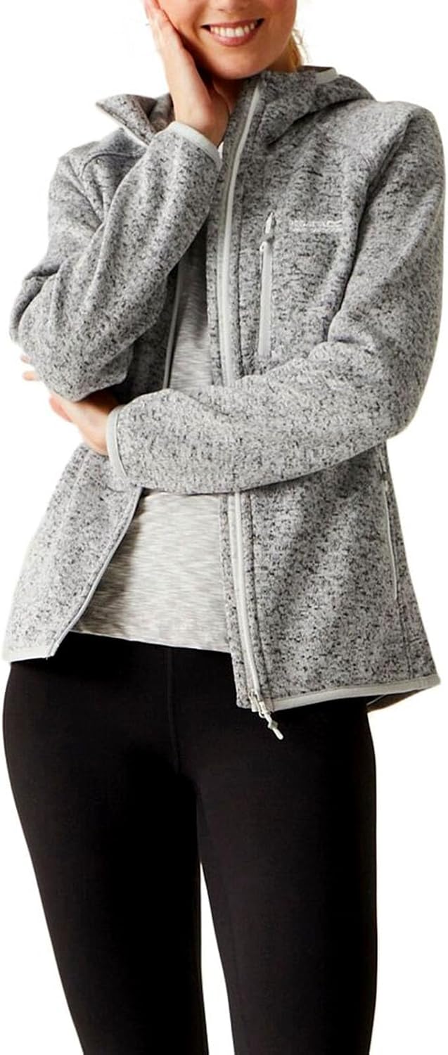Regatta Newhill Damen Fleece Hooded Fleece 36 Grau, 36 Grau