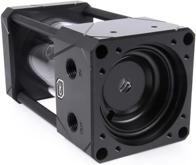 Alphacool 15382 Eisbecher Aurora D5 Acetal/Glas - 150mm Ausgleichsbehälter AGB Wasserkühlung