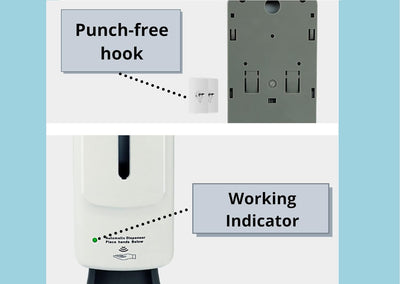 2020 Automatischer Handdesinfektionsmittel-Sprayspender durch Infrarot-Induktion, berührungslos, ext