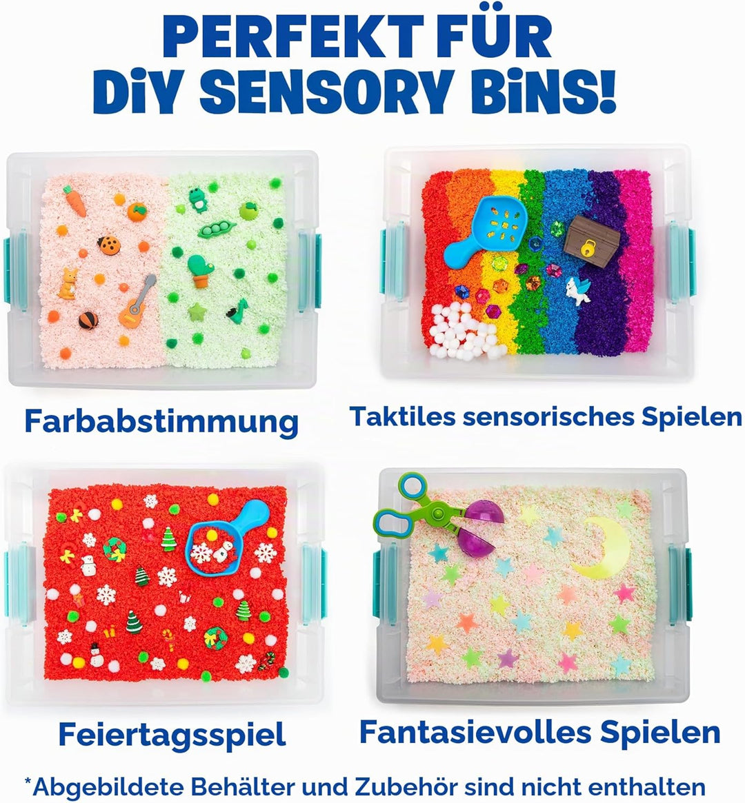 Learning Resources Playfoam Pluffle X-Röhre mit nachtleuchtendem Pluffle, Sensorik-Spielzeug, trockn
