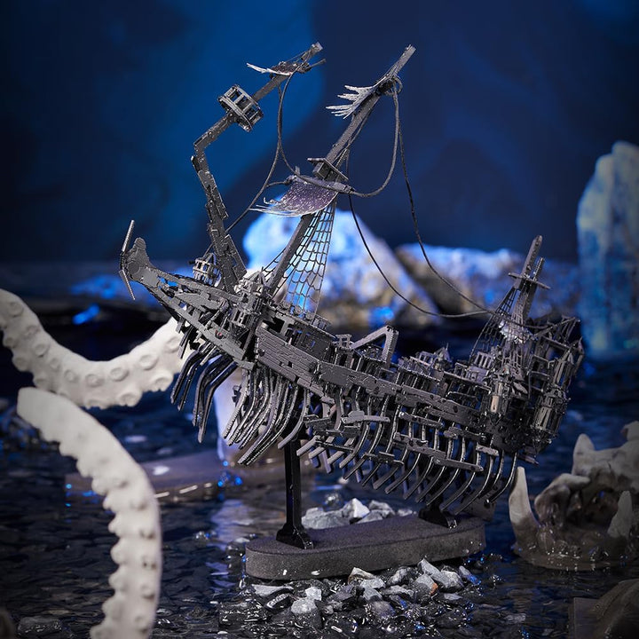 Piececool 3D Puzzle Metall, Abgründiger Geist Piratenschiff Modellbausatz Erwachsene, 3D-Puzzles zu