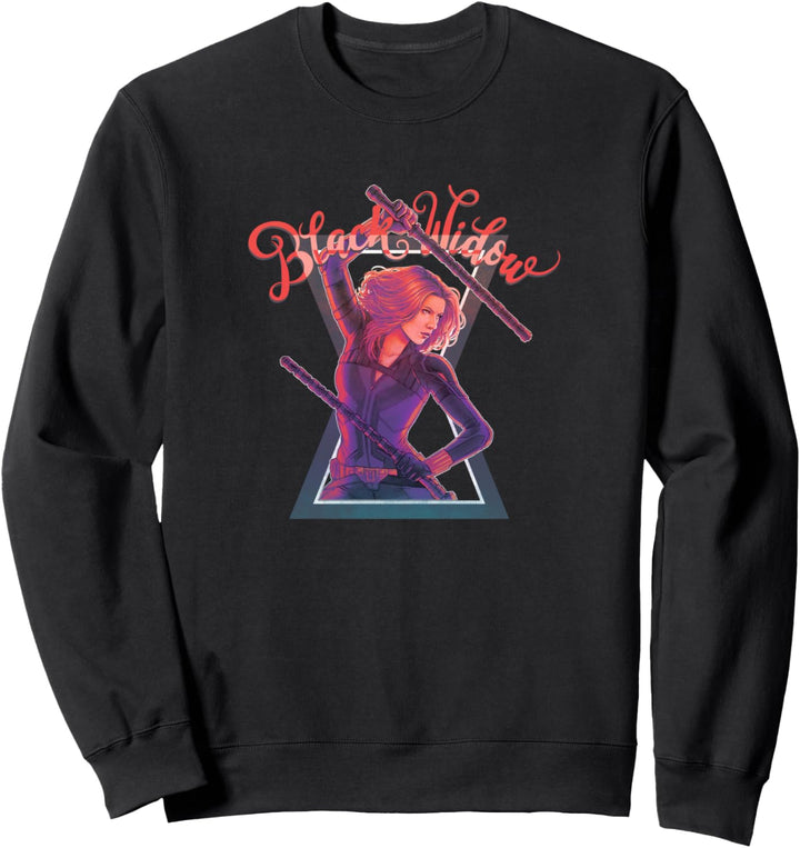 Marvel Black Widow Action Shot Sweatshirt