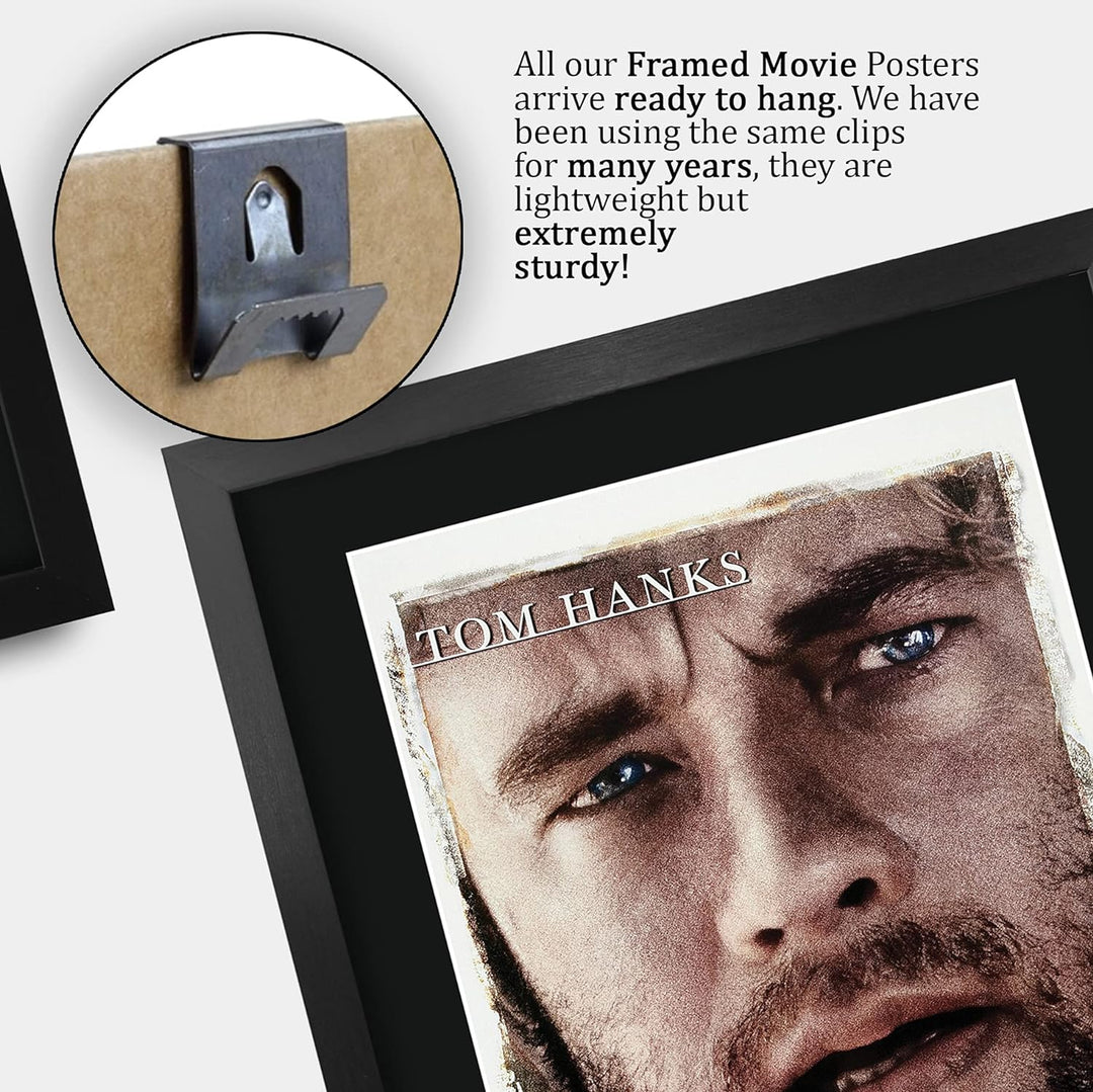 HWC Trading Cast Away A3 Gerahmte Signiert Gedruckt Autogramme Bild Druck-Fotoanzeige Geschenk Für T