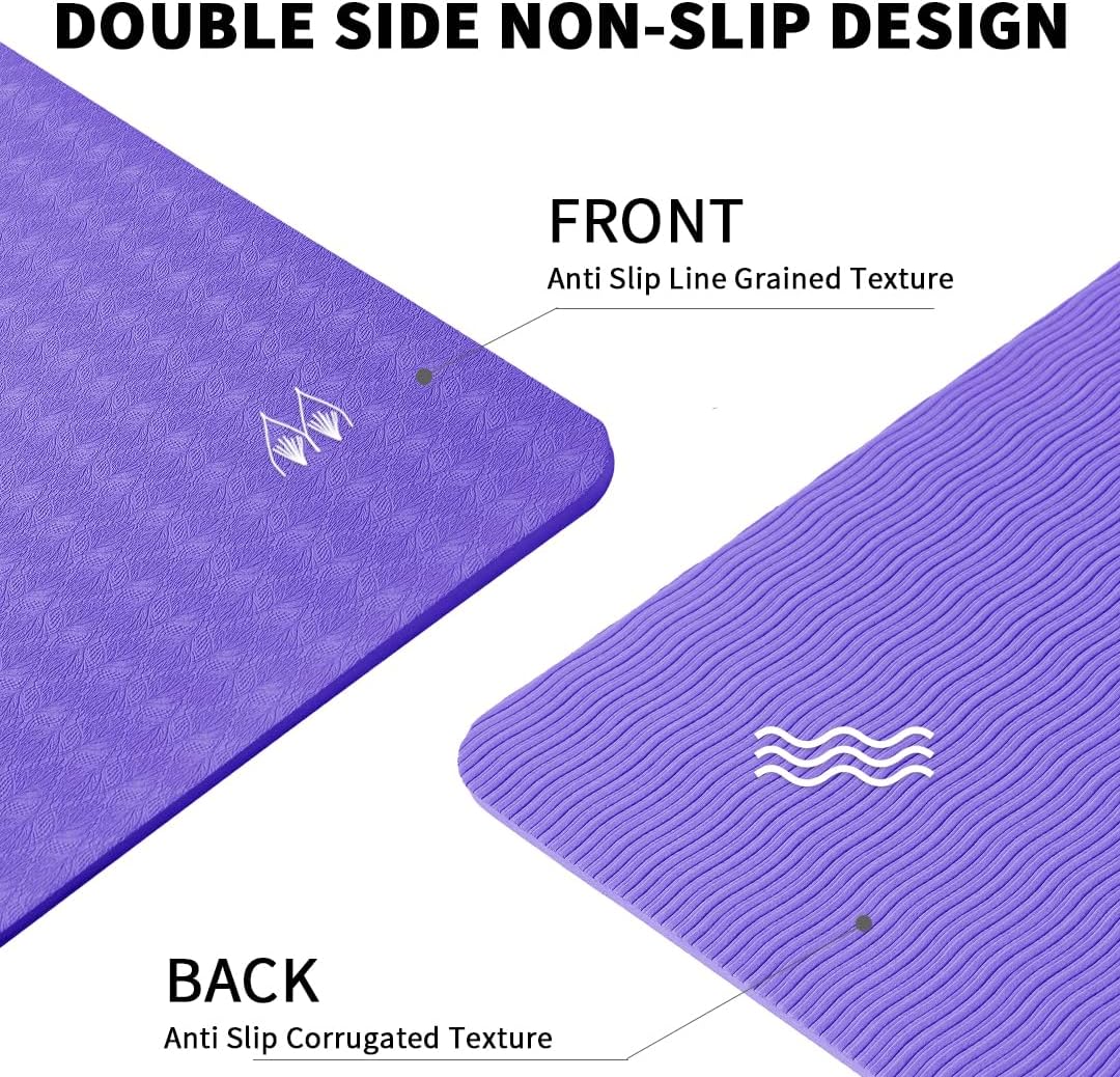 Good Nite Klappbare Yogamatte Rutschfest Tragbare Fitnessmatte Faltbar Leicht Gymnastikmatte Pilates