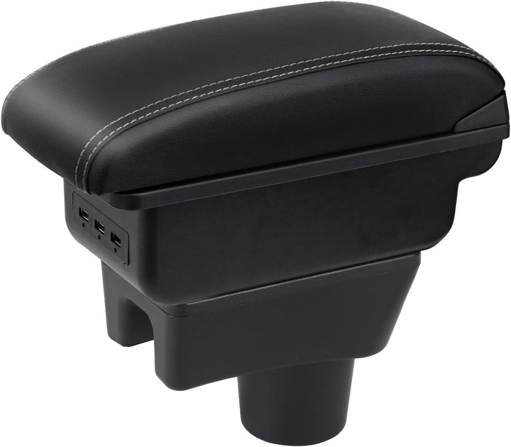 Auto Armlehnen für Mirage Attrage Space Star 2014-2018 Doppelschicht Mittelkonsole Grosse Aufbewahru