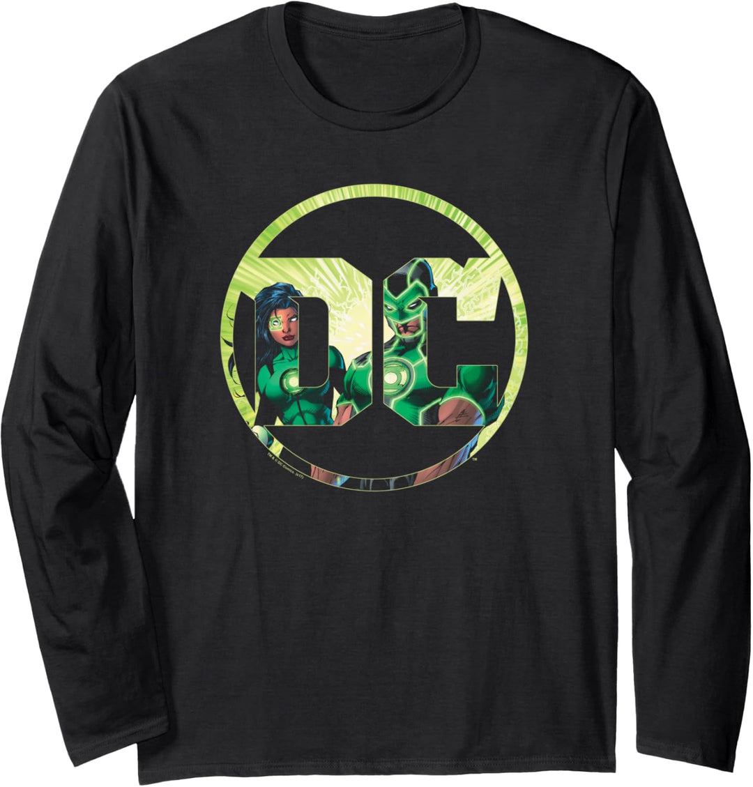 Green Lantern DC Comics Logo Langarmshirt