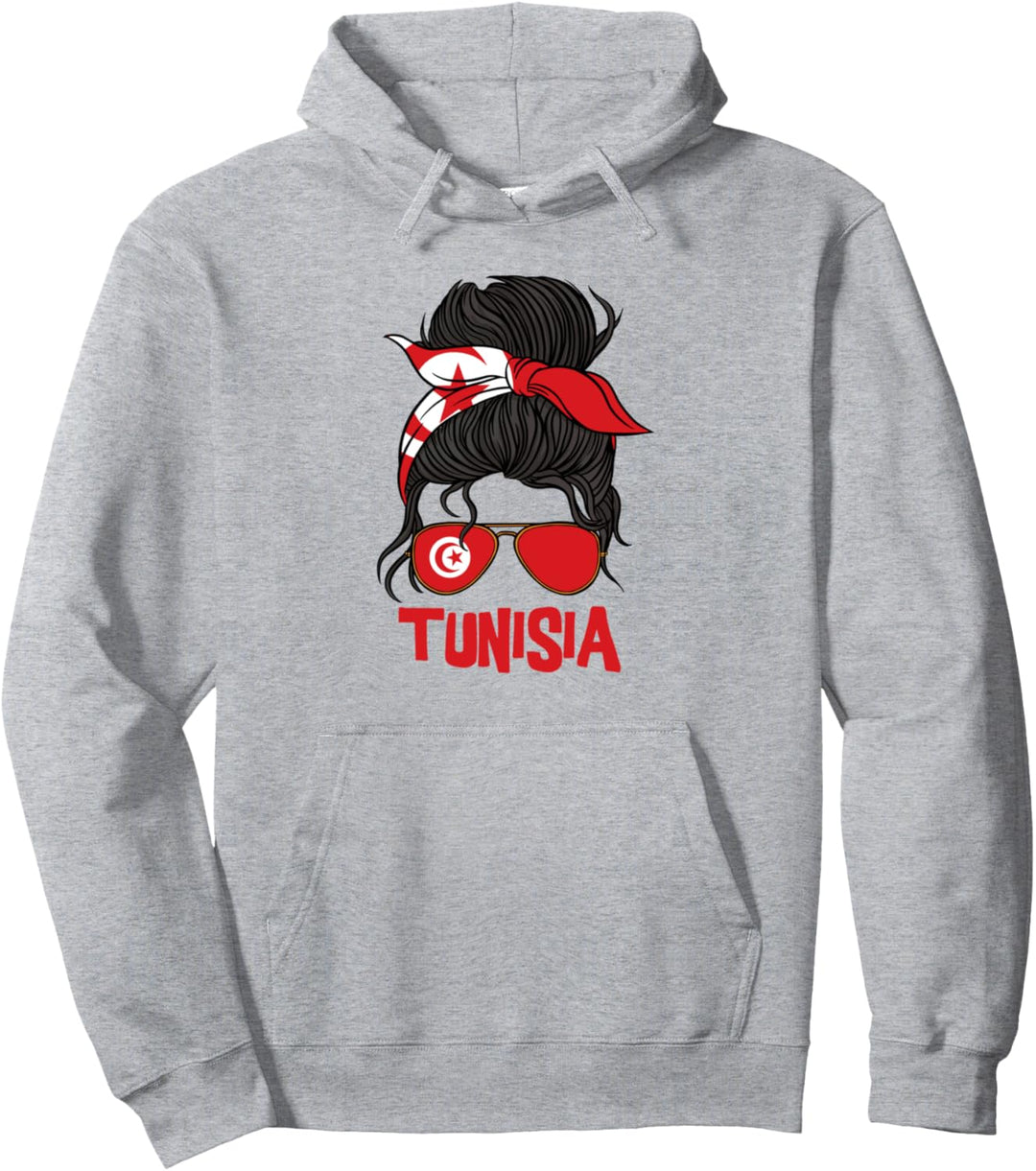 Tunesien For Girl Tunesische Flagge für Damen Tunesien Pullover Hoodie