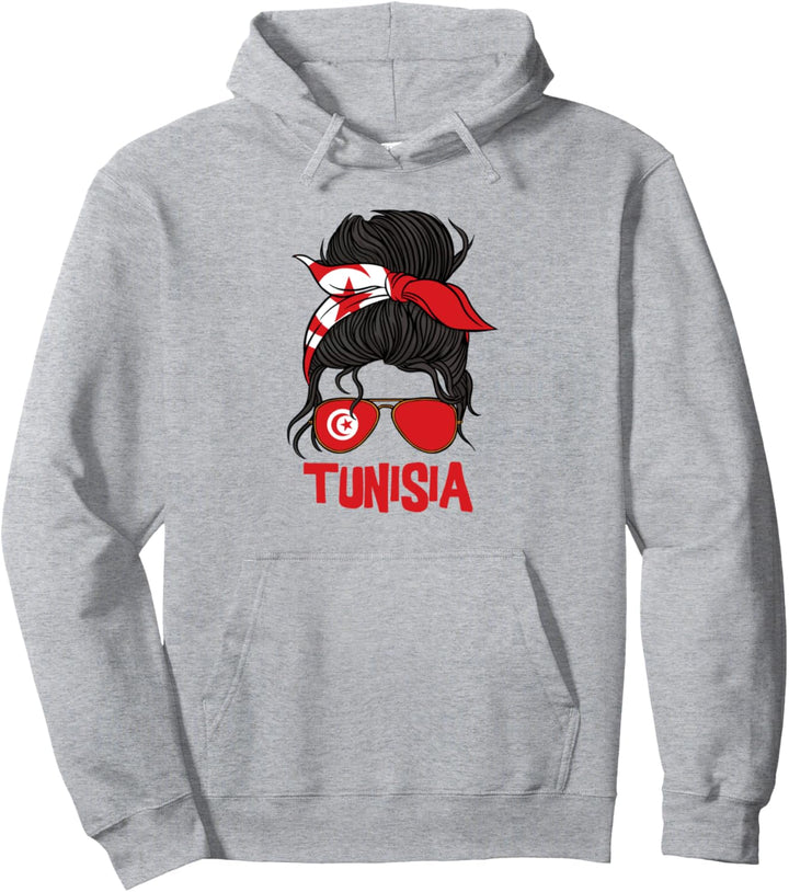 Tunesien For Girl Tunesische Flagge für Damen Tunesien Pullover Hoodie