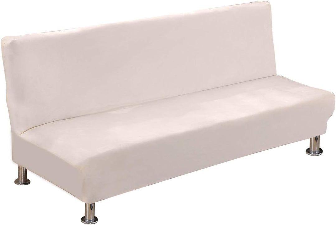 PETCUTE Sofabezug ohne armlehne futonbezug Stretch sofahusse ohne armlehne sofaüberwurf schlafsofa b
