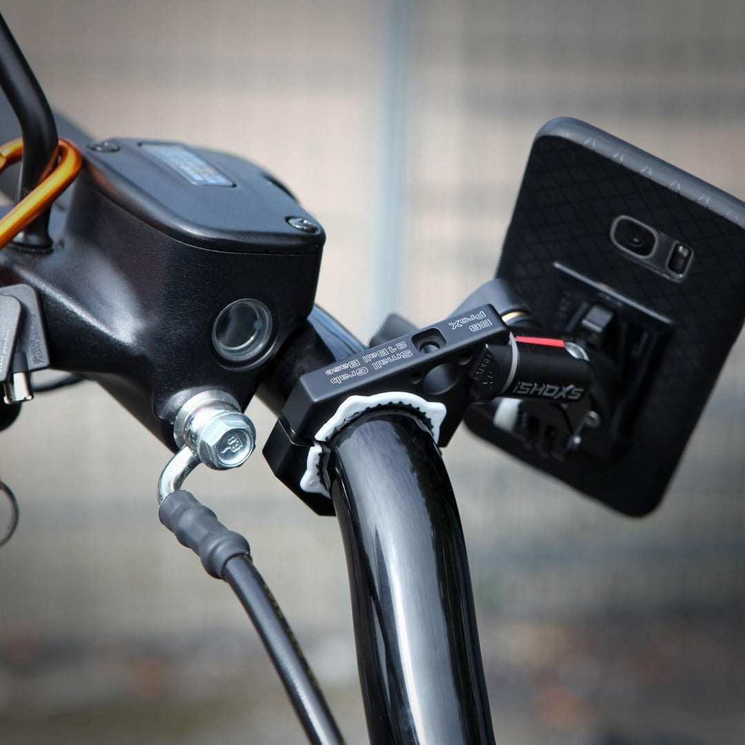 iSHOXS BullBar Pro-X 23 | Action Cam Motorrad-Lenkerhalterung | Professioneler Aluminium Halter pass