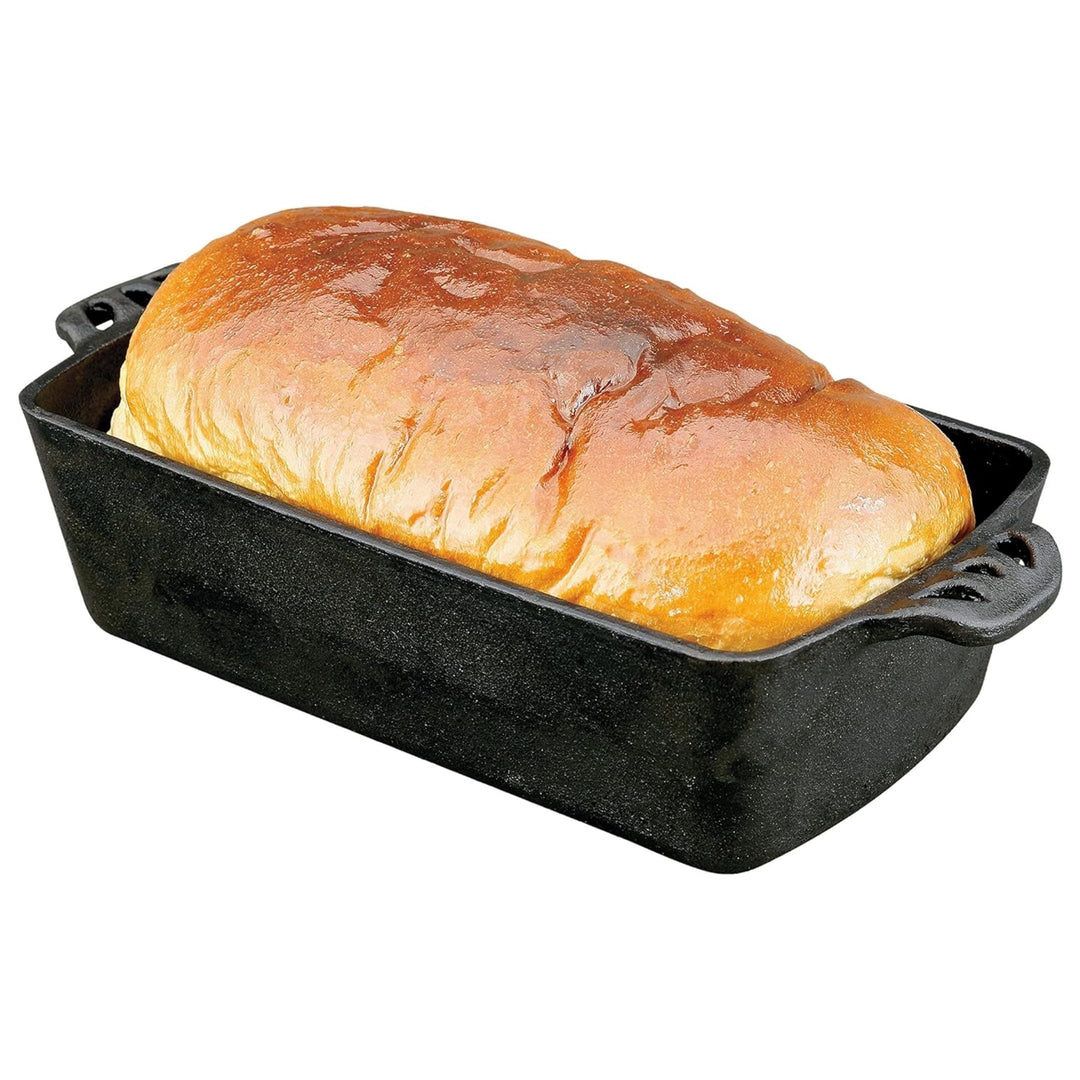 Camp Chef Home Seasoned Brotform aus Gusseisen 1 Schwarz, 1 Schwarz