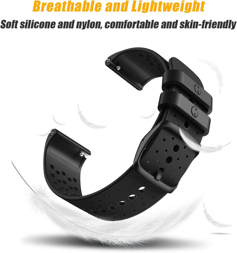 ANBEST Silikon Armband für Polar Vantage M Armband, Sport Ersatzarmband für Polar Vantage M2/Polar G