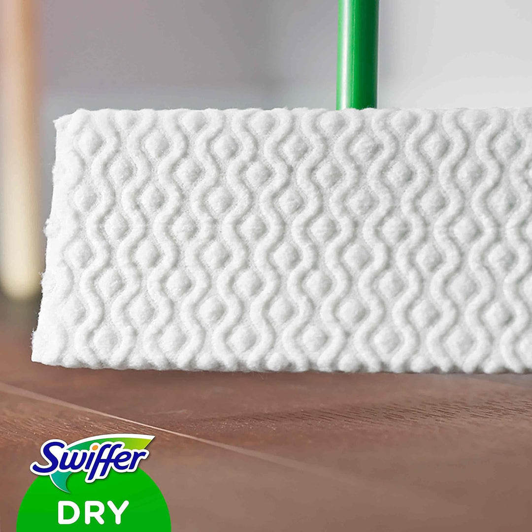Swiffer Bodenreiniger Trockene Bodentücher, 120 Stück, Ideal für Staub, Tierhaare & Allergene, Weiss