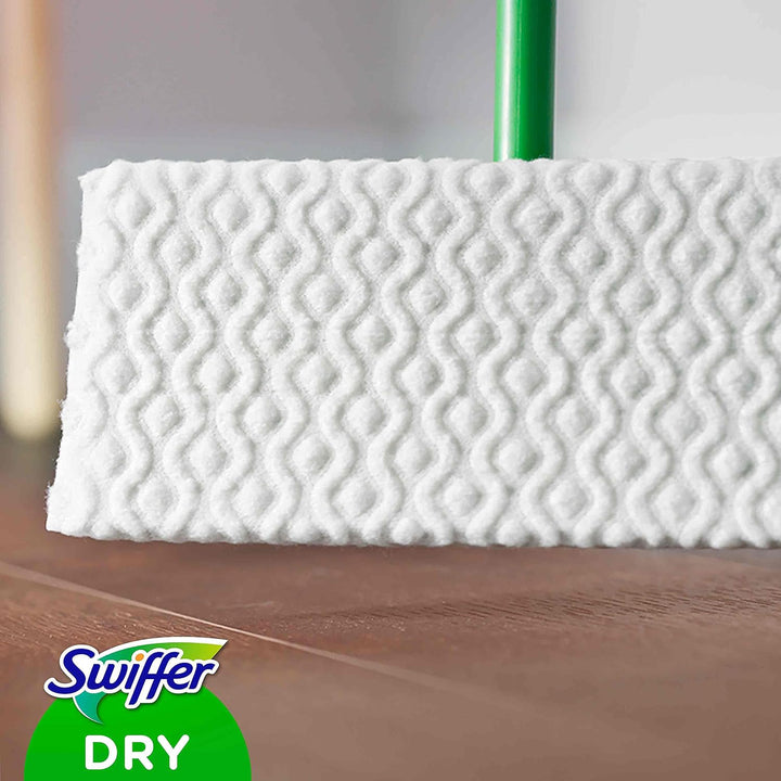 Swiffer Bodenreiniger Trockene Bodentücher, 120 Stück, Ideal für Staub, Tierhaare & Allergene, Weiss