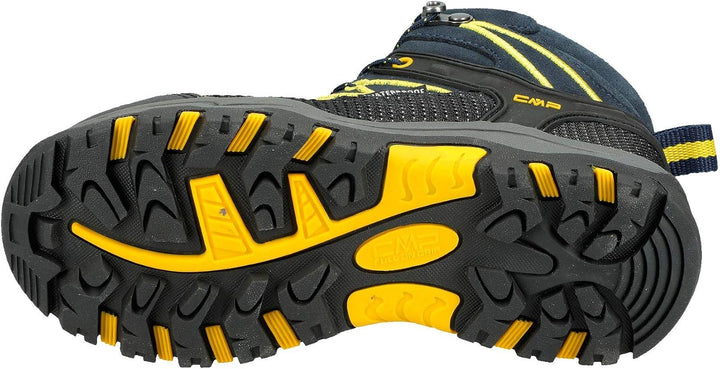 CMP Kids Rigel Mid Trekking Shoes Wp Wanderschuhe 28 EU B Blue Zafferano, 28 EU B Blue Zafferano