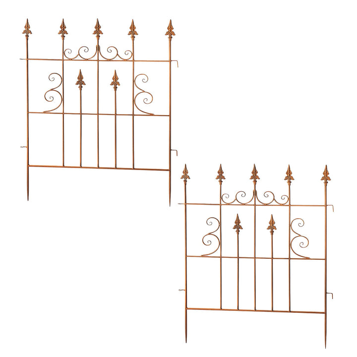 Kobolo Gartenstecker Palisade 2er Set 77x1 Rankhilfe 5x100 cm