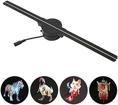 3D-Hologramm-Lüfter, 16,5 Zoll 2000 X 224 WiFi-Projektor mit 224 LED-Perlen, Tischwerbedisplay, App-