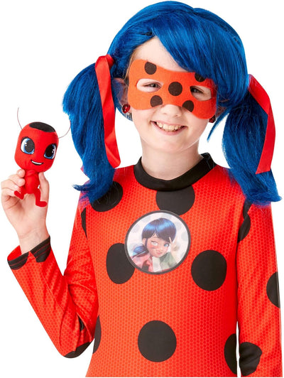 RUBIE'S Offizielles Miraculous Ladybug Deluxe Kinderkostüm und Augenmaske, Superheld, Kindergrösse,