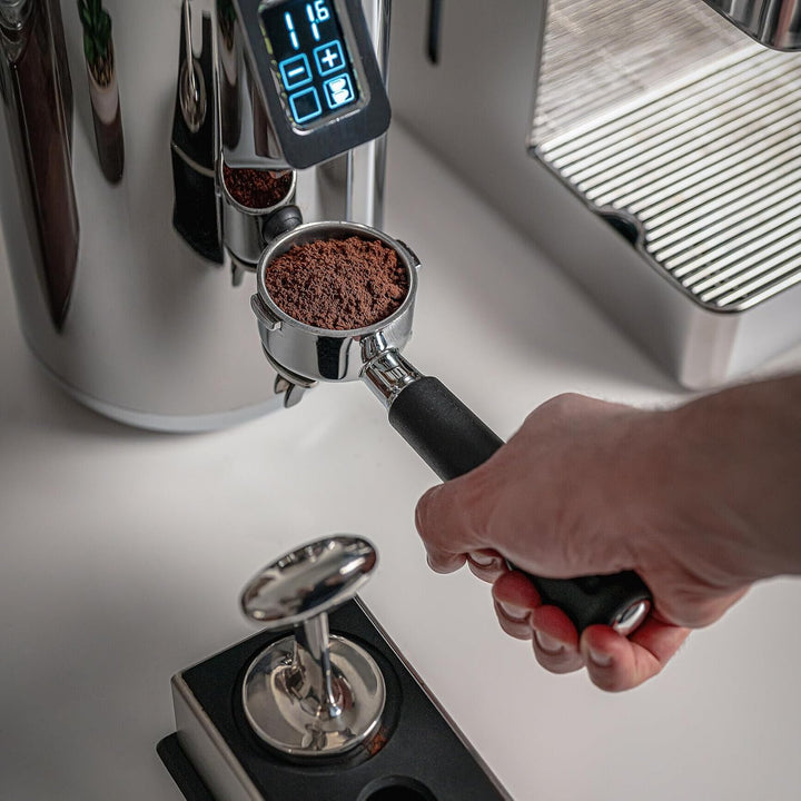 La Pavoni Zylinder, LPGGRI01EU Kaffeemühle, Tritan-Trichter und 50-mm-Flachmahlwerke, 500-g-Bohnenbe