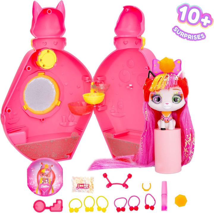 VIP Pets 714496 Elektra frisierpuppe, Mehrfarbig, one Size