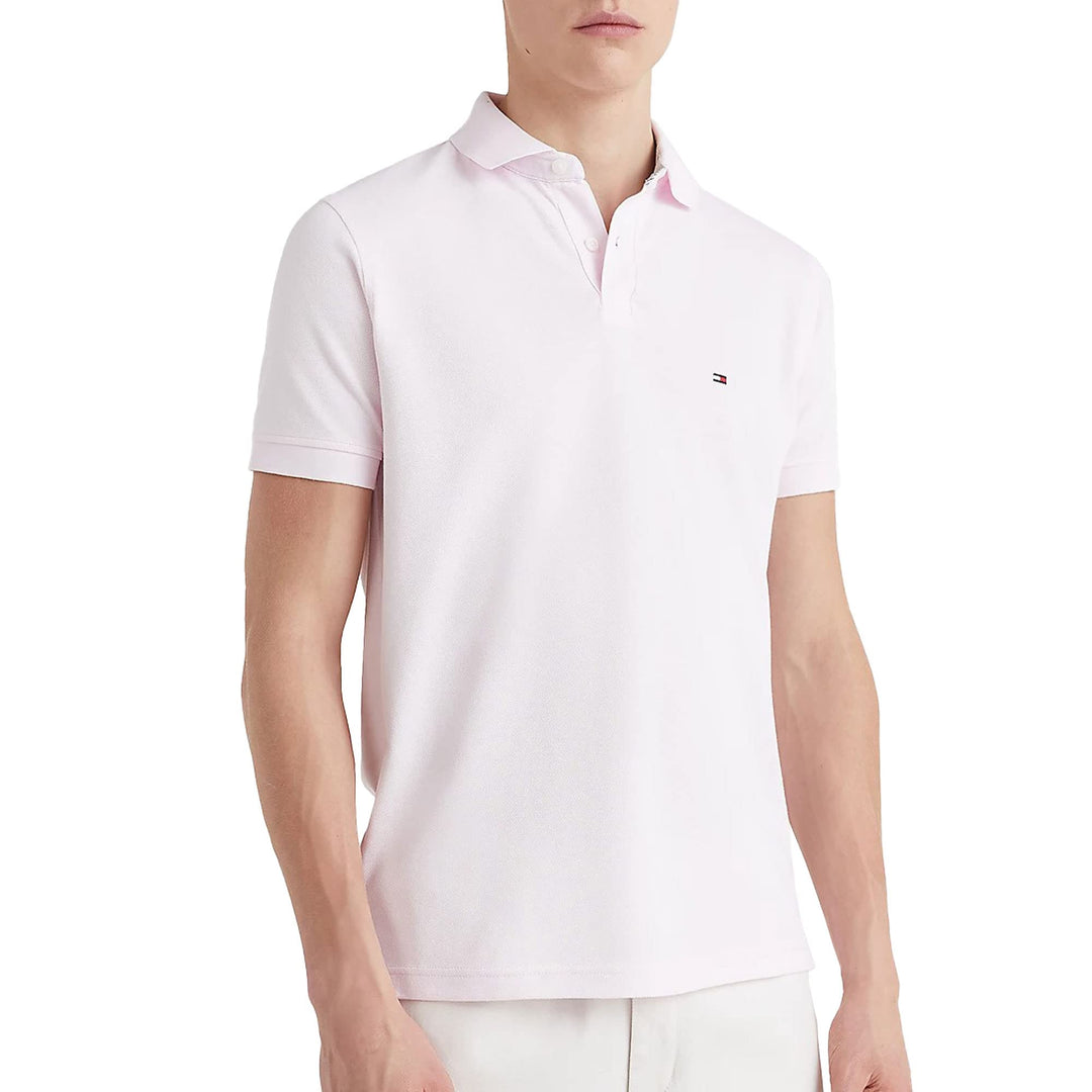 Tommy Hilfiger Herren Poloshirt Kurzarm 1985 Regular Fit S Light Pink, S Light Pink