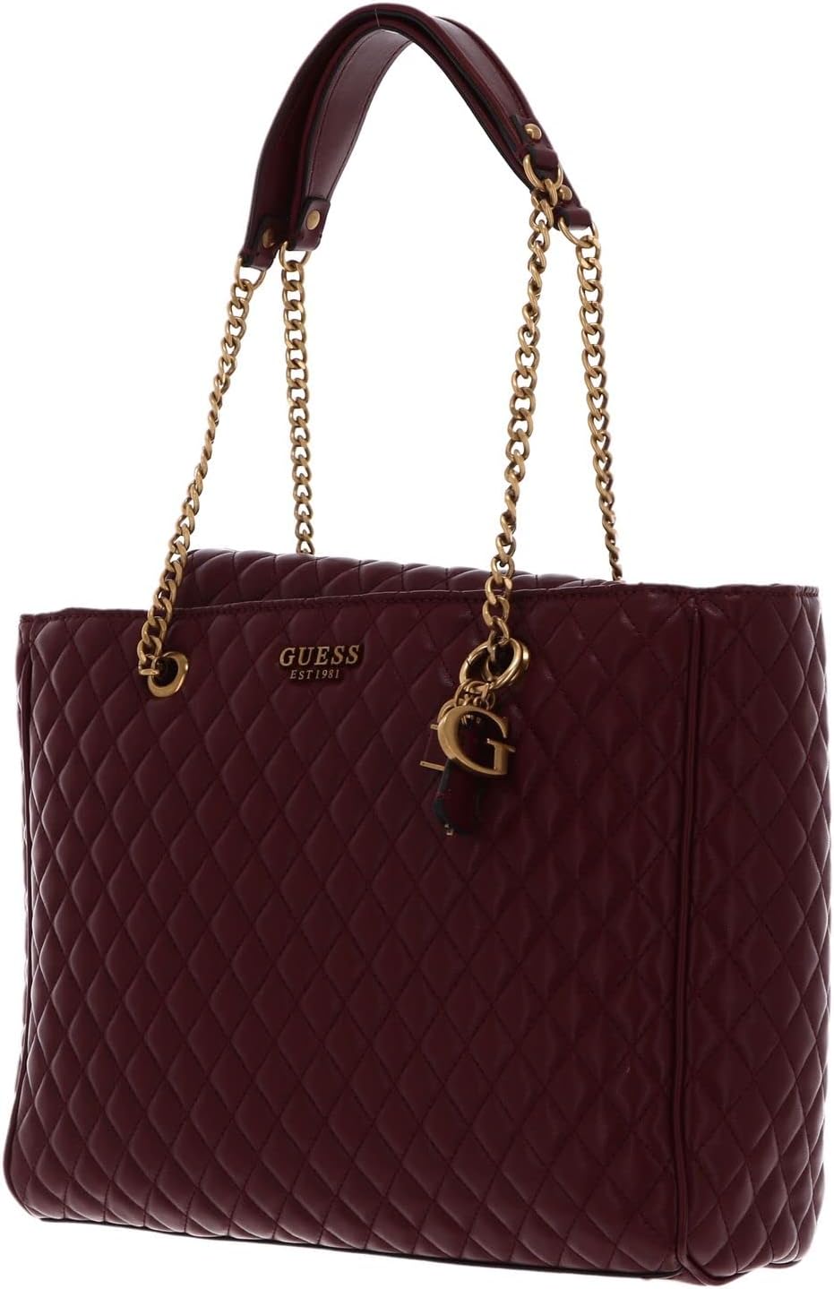 Guess DAMENTASCHE D SCHWARZ HWQB8661230BLA Mail Society Schultertasche SCHWARZ ND Wahl = P Merlot Ei