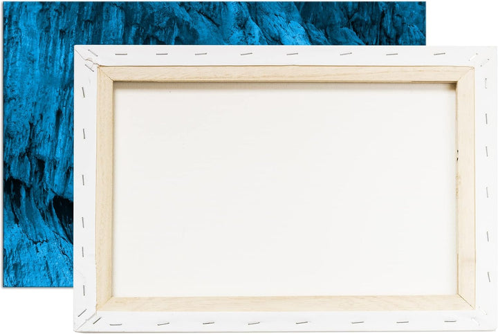 deyoli Rettungshutschrauber im Einsatz Format 100x70 Effekt: Monocrome Blau als Leinwandbild, Motiv