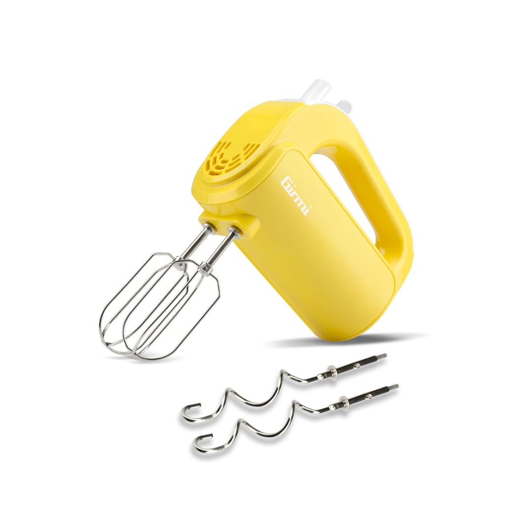 Girmi SB02 Elektrischer Handmixer, 170 W, Edelstahl-Rührbesen für Sahne und Eiweiss, Turbo-Funktion,