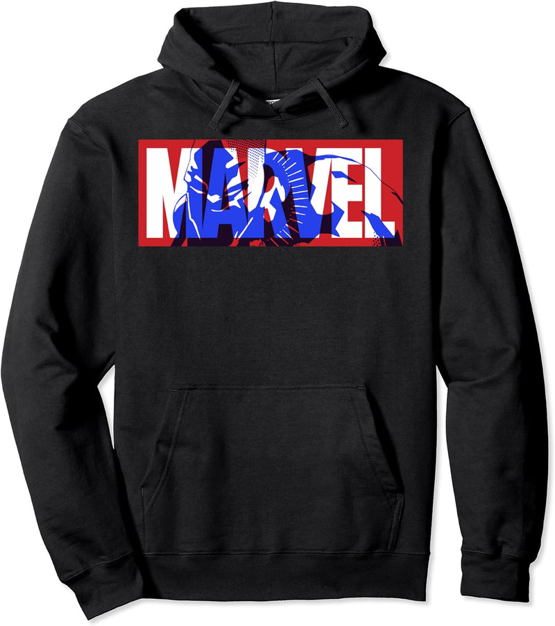 Marvel Black Panther Large Classic Movie Logo Pullover Hoodie
