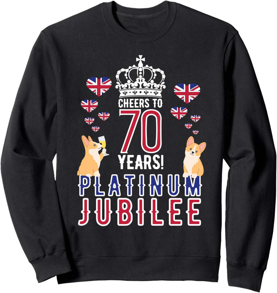 Queen Elizabeth Platin Jubiläum 70 Jahre Thronjubiläum 2022 Sweatshirt