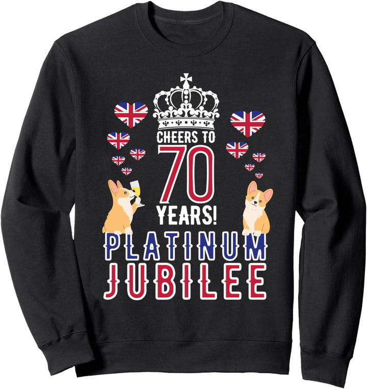 Queen Elizabeth Platin Jubiläum 70 Jahre Thronjubiläum 2022 Sweatshirt