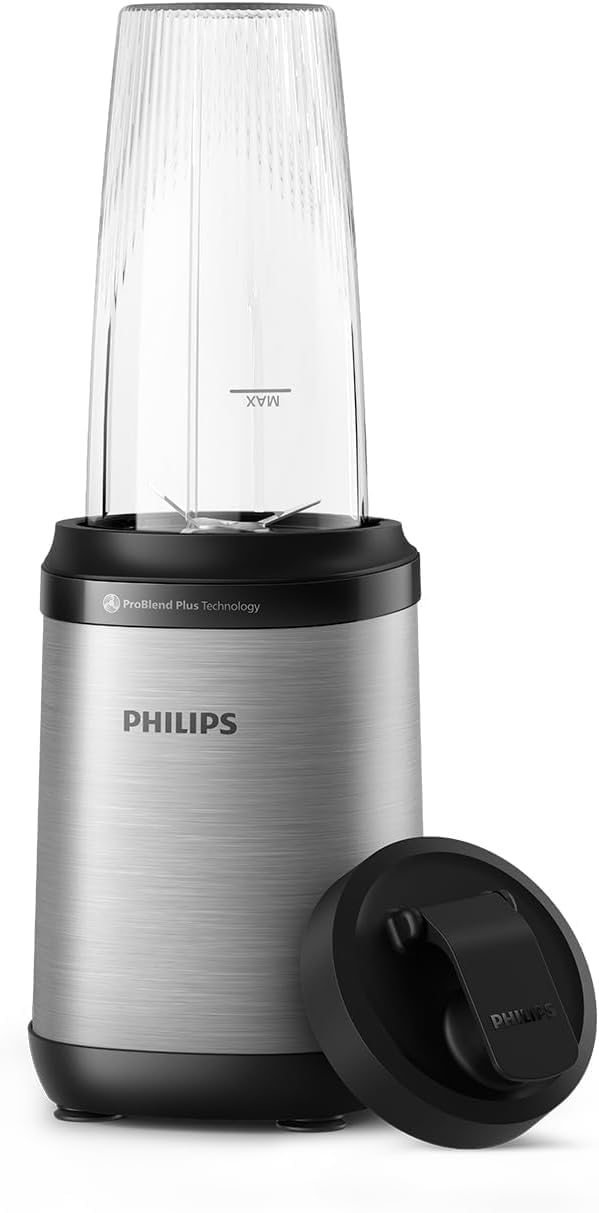 Philips 5000 Series Standmixer - Mini Smoothie Maker, Abnehmbare Klingen, 700ml Becher, ProBlend Plu