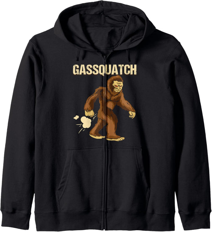 Gassquatch Design für Frauen von haarigen Männern Kapuzenjacke