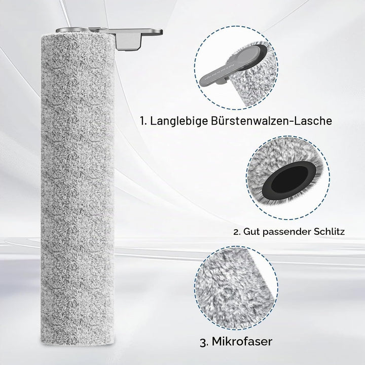 JONR ED12 Pro Ersatzbürste für Bodenrollen, kompatibel mit JONR ED12 PRO schnurlosem Nass- und Trock
