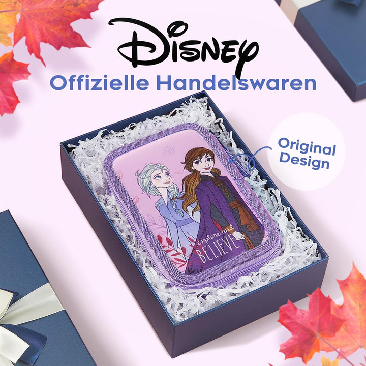 Disney Federmäppchen Mädchen Die Eiskönigin Stitch Federtasche Mädchen Gefüllt Schulmäppchen 2 3 Fäc