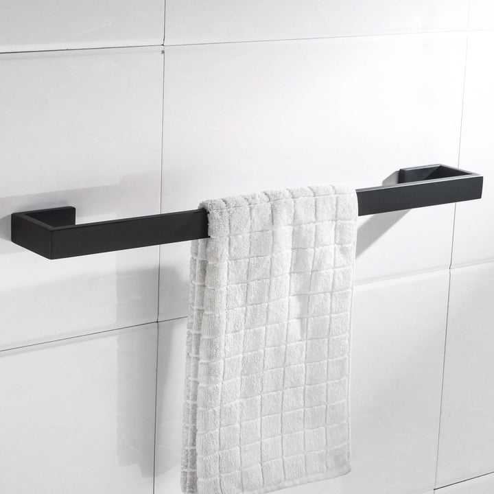 Flybath Handtuchstange SUS 304 Edelstahl Mattschwarzes Finish Handtuchhalter Badetuchhalter Wandmont