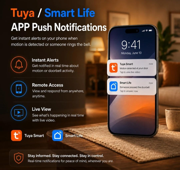 TKSTAR Türspion Überwachungs-Kamera Funk WLAN WiFi Handyübertragung mit APP Handy Aufzeichnung + Bew