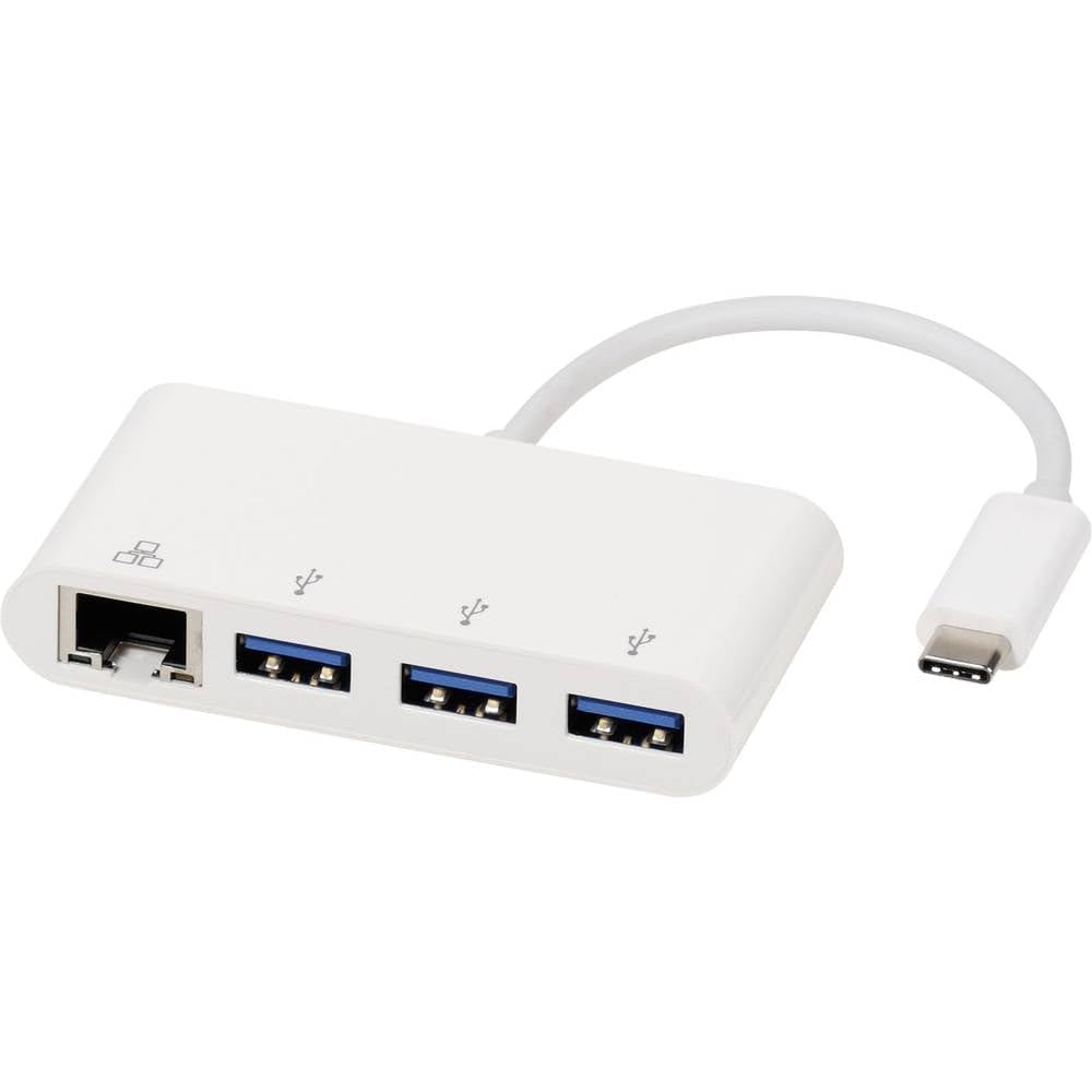 Vivanco 39637 USB-C™ (USB 3.2 Gen 2) Multiport Hub Weiss