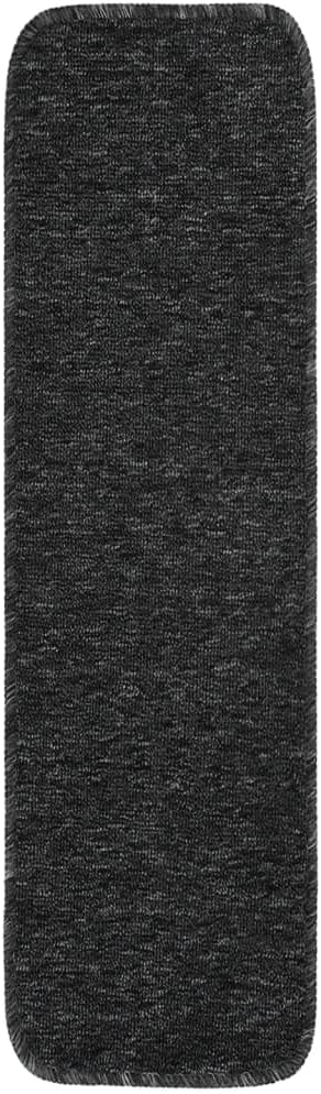 homiuse Antirutsch Stufenmatten 15 STK. 75x20 cm Anthrazit Rechteckig Treppenstufen Matten Modern St