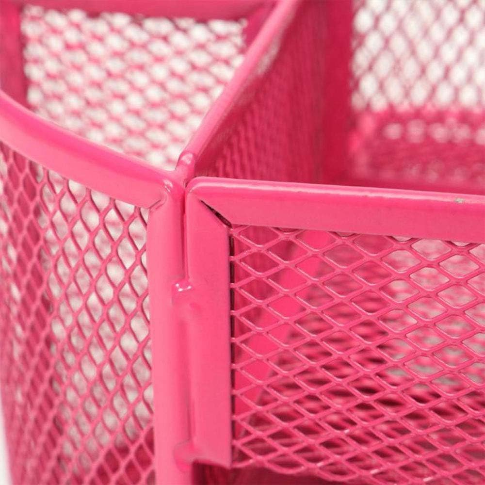 SUPERTOOL Schreibtisch-Organizer aus Netzstoff, Stifthalter mit Schublade, Mehrzweck-Metall-Schreibw