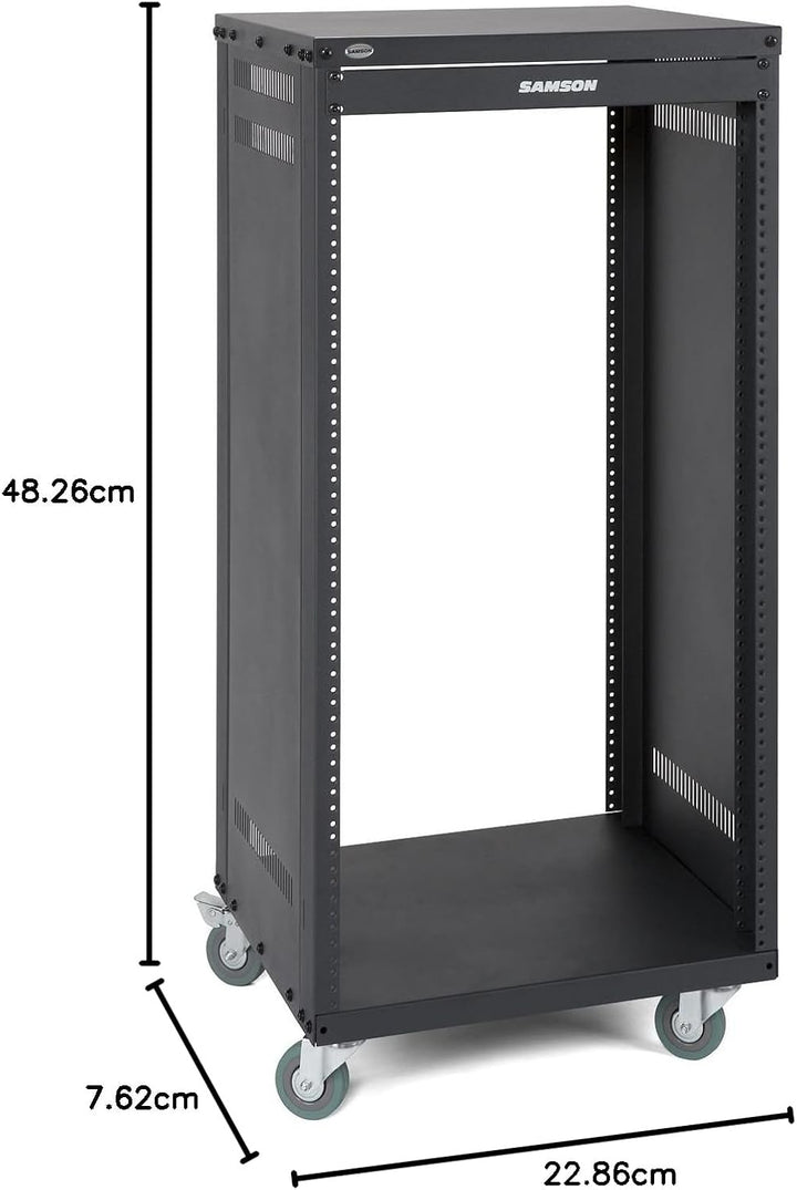 Samson SRK21 19" Equipment Rack 21 HE inkl. Rollen Single, Single