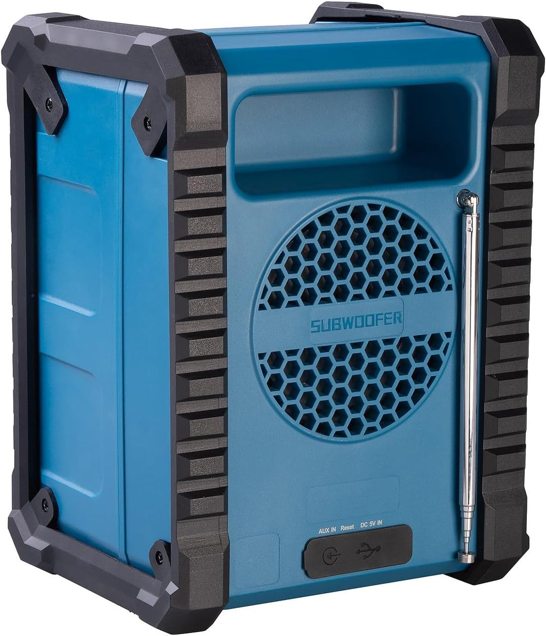auvisio Lautsprecher, Bluetooth: Digitales DAB+/FM-Baustellenradio, Bluetooth, 80 Watt, IP54, Akku (