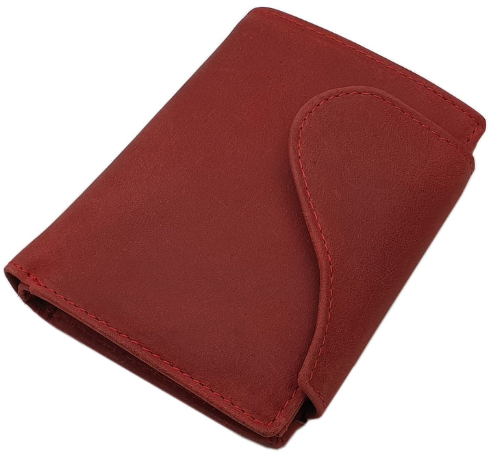 myledershop Vollrindleder Damen Hochformat Geldbörse/Geldbeutel/Portemonnaie mit Aussenriegel und RF