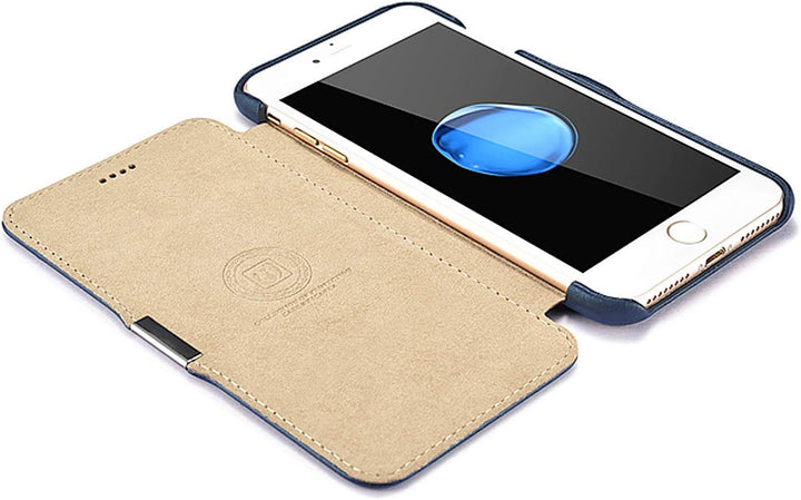 ICARER Hülle passend für Apple iPhone 8 Plus und iPhone 7 Plus (5.5 Zoll), Handyhülle mit echtem Led