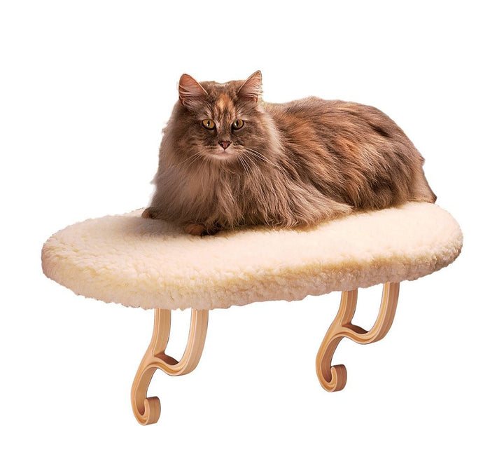 Lebon 3096 Kitty Still Fensterbank, 1 Stück (1er Pack) Kitty Sill Fleece 1 Stück (1er Pack), Kitty S
