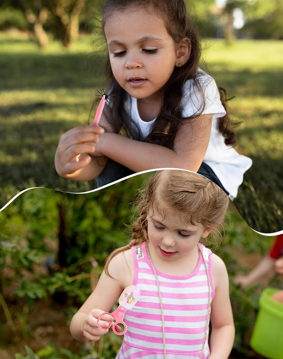 ROBOTIME Kinder Entdecker Kit, mit Insektennetz, Lupe, Insektenbeobachter, Schmetterlingsnetz, Outdo