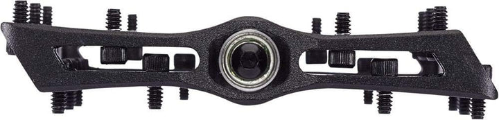 REVERSE Black One Flat Pedal Schwarz / Rot, Schwarz / Rot