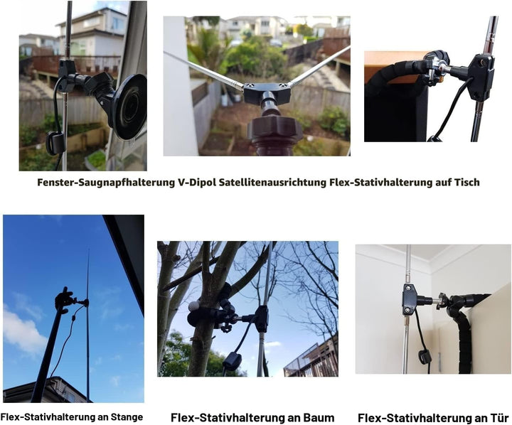 RTL-SDR Blog V4 R828D RTL2832U 1PPM TCXO HF Bias Tee SMA Software Defined Radio with Dipole Antenna