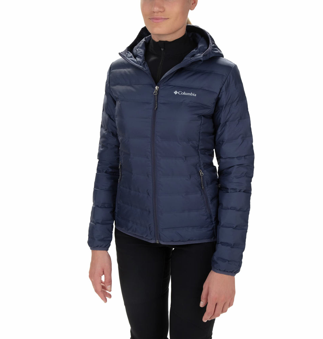Columbia Lake 22 Daunen-Kapuzenjacke für Damen M Nocturnal, M Nocturnal